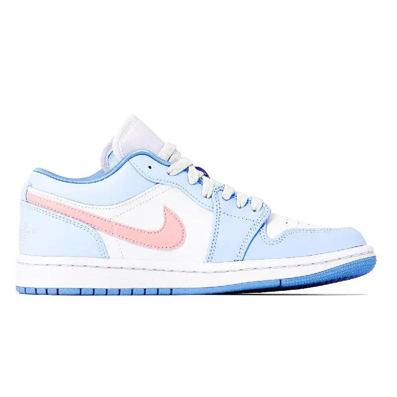 【Customize】Air Jordan 1 Vintage Basketball Shoes Women's Low-top Powder Sneakers shoes AO9944-441