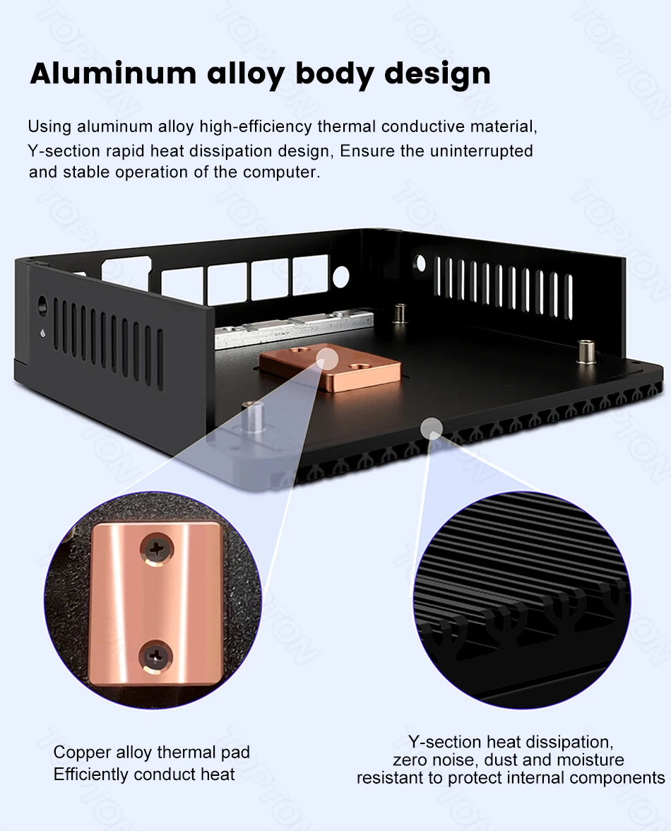 Fanless Mini PC 4 Intel i226-V 2.5Gb LAN N6005 i225-V N5105 2*NVMe TPM2.0 Switch Soft Router VPN Server ESXI Firewall Appliance