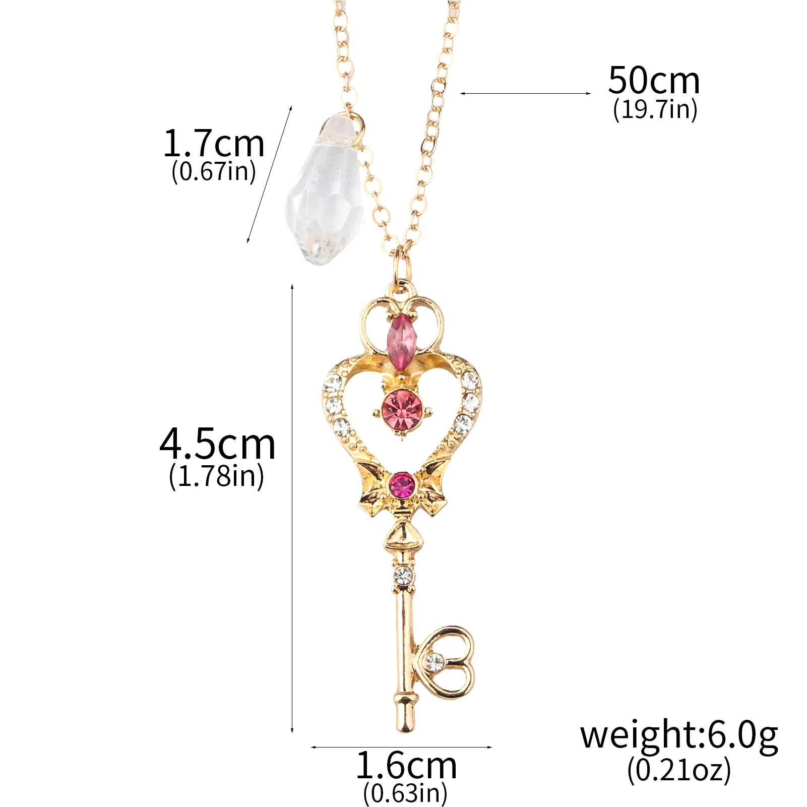 Nette SAILOR MOON Halskette Tsukino Usagi Magische Mädchen Transformation Flügel Zauberstab Halsband Cosplay Geschenk Männer Frauen Tasche Schmuck