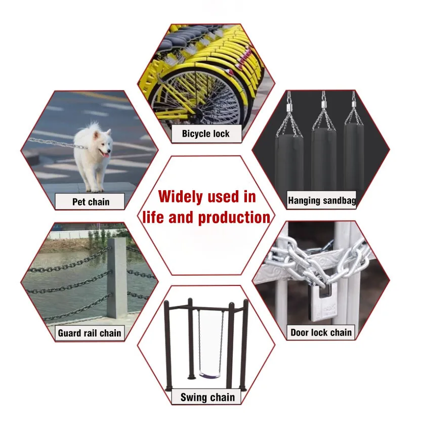 1 متر 3/4/5 مللي متر الفولاذ المقاوم للصدأ سلسلة الثقيلة المعادن ربط سلسلة سحب سلاسل لتعليق الملابس مصنع سوينغ ملزمة حبل سلاسل #5