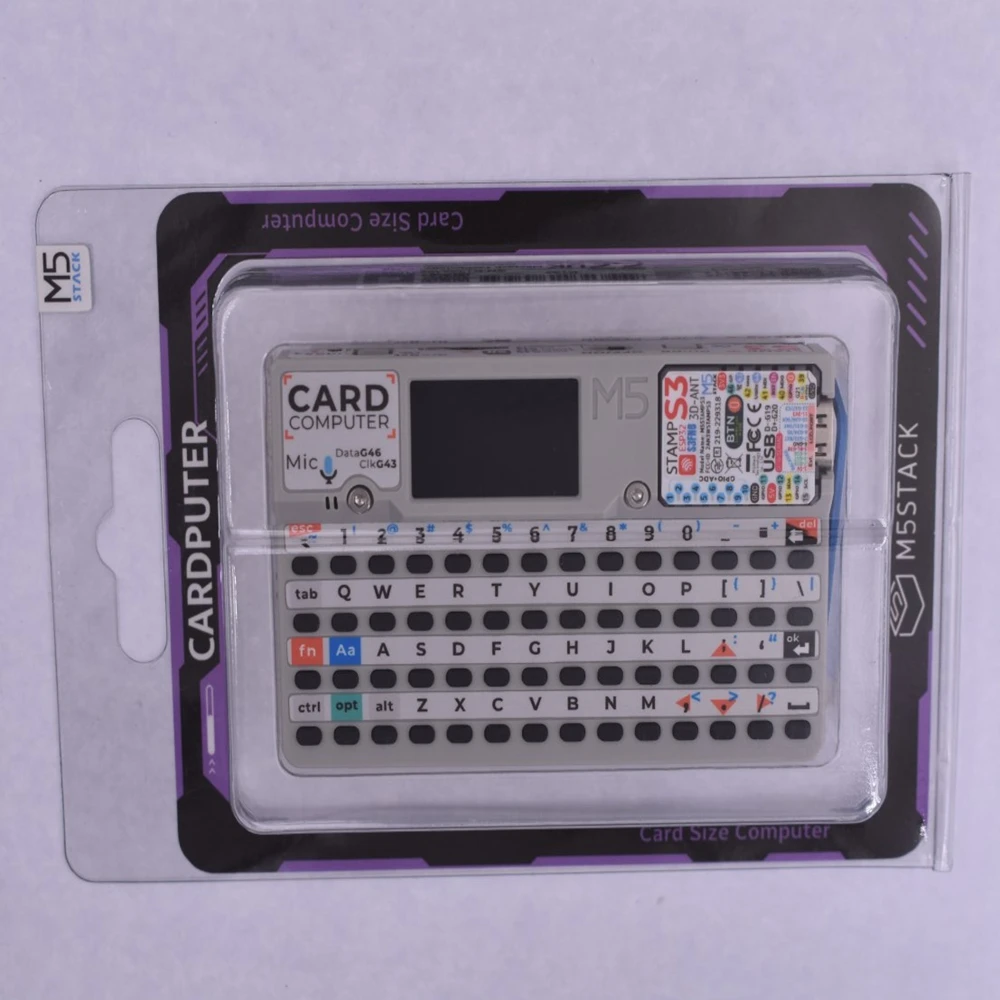 M55Stack Official Cardputer Kit w/ M5StampS3 56 key keyboard card computer