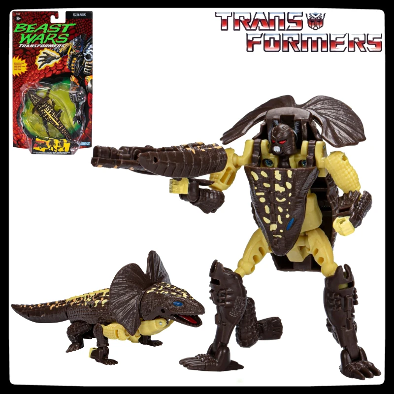 In stock Original Transformers Retro Beast Wars Lizard Animation Character Action Figure Model Toy Promotional Gift Collection