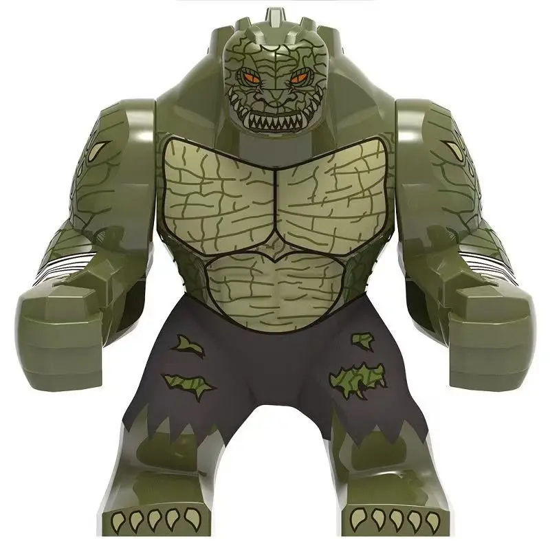 Blind Box Große Bausteine Killer Croc Bane Olog-hai Troll Orc Actionfiguren Puzzle-Sammlung Modellpuppen Bausteine Spielzeug Geschenke