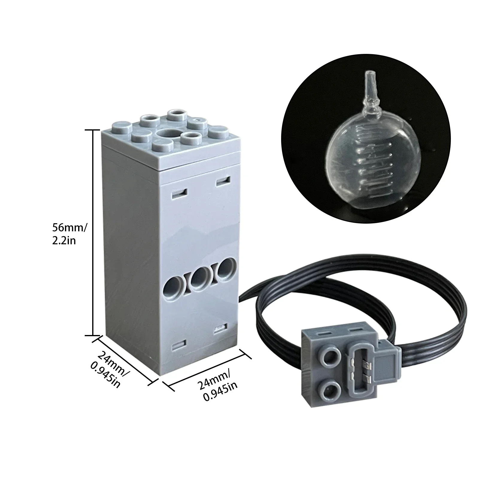 2,4G Fernbedienung Empfänger Komponente Programmierbare Sprayer Motor Teleskop Schubstange Musik Box Power Teile Baustein LED
