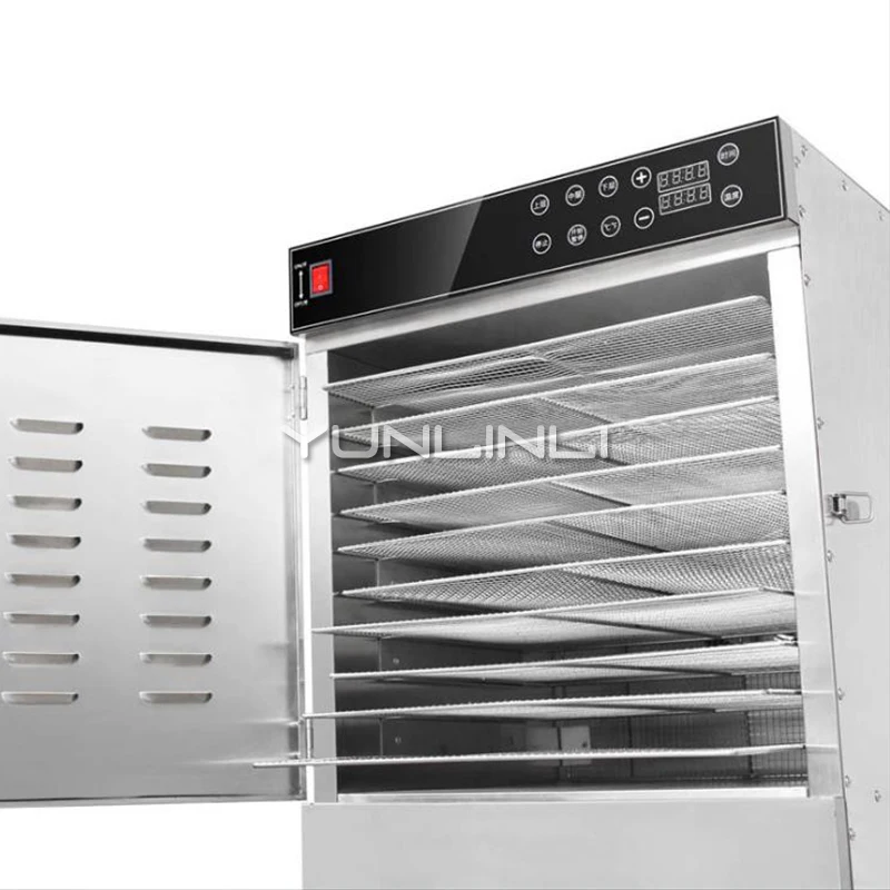 Desidratador de alimentos em aço inoxidável, máquina de secagem de alimentos, frutas/vegetais/pimenta/drug, máquina desidratada