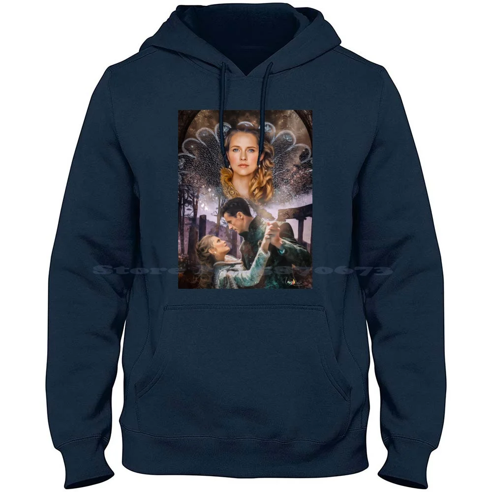 

Футболка с капюшоном из 100% чистого хлопка «Диана и Мэтью» A Discovery Of Witches Vera Adxer Holidays Halloween