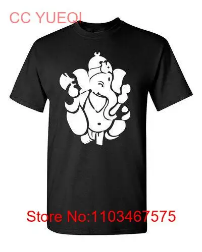 Футболка для взрослых Jai Ganesh OM Aum, индуистская Ганеша, религиозная богиня, многоцветная футболка