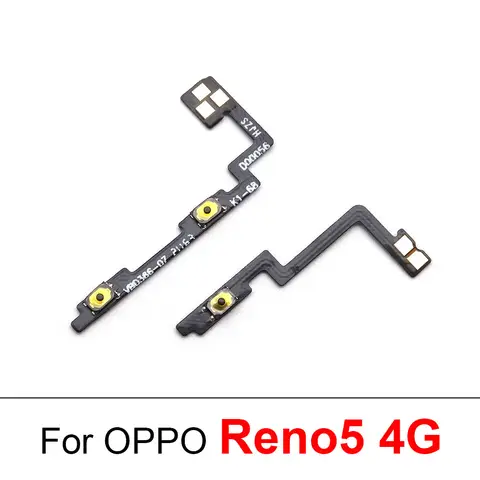 1pc Power Volume Flex Cable For OPPO Reno 5 4G Power Volume Side Button Flex Ribbon Replacement