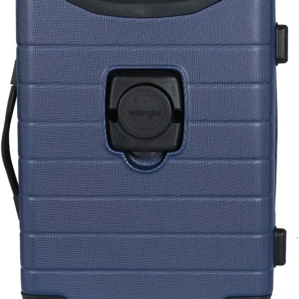 Navy Blue 3-Piece Wrangler Smart Large Set Including Cup Holder and USB Port