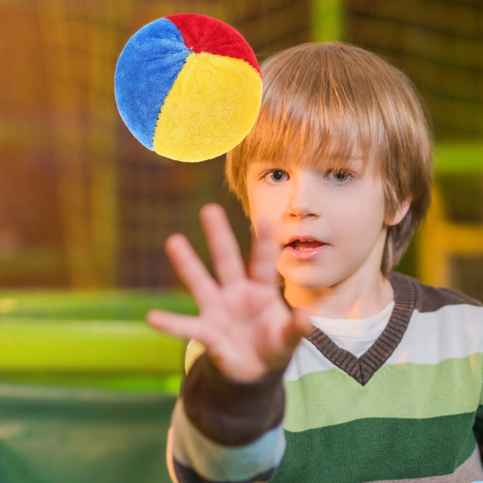 20 قطعة لعبة كيس فول ملونة لينة إرم مجموعة للأطفال تركيز اليد التنسيق بين العين داخلي في الهواء الطلق لعب ألعاب أطفال