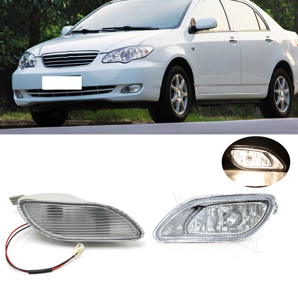 Front Bumper Fog Lamp Decoration Lamp Bumper Bar Lamp With Line Fog Light For BYD F3 2005 2006 2007 2008 2009 2010 2011 2012