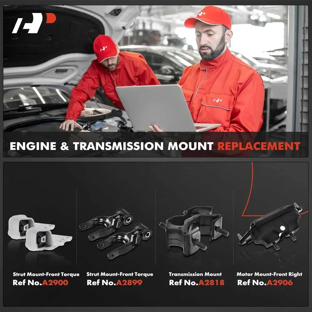 6PCS Engine Motor Transmission Mount and Torque Strut Mount Set Compatible with Chevrolet Uplander Venture & Buick Terraza Rende