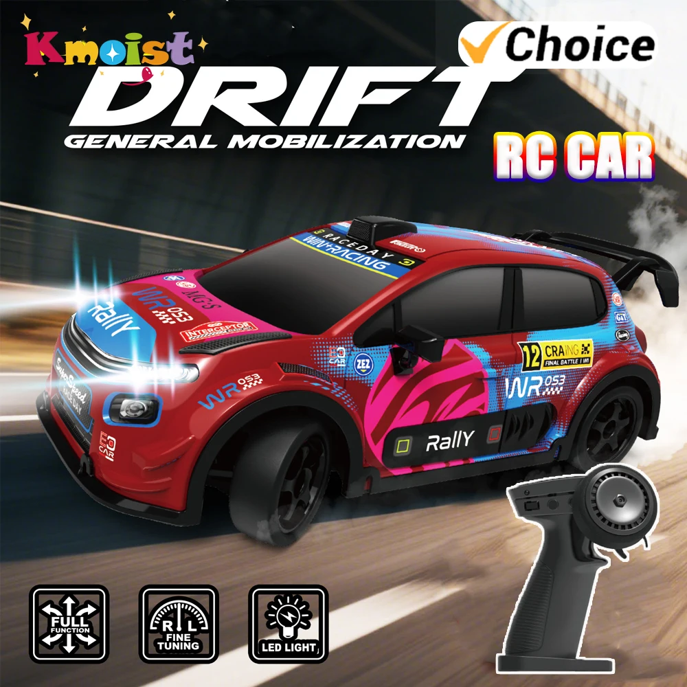 

1/18 RC Car 4WD Drifting Vehicle with Light 2.4G Remote Control High-speed Drift Racing Cars Toys for Boys Kids Birthday Gifts