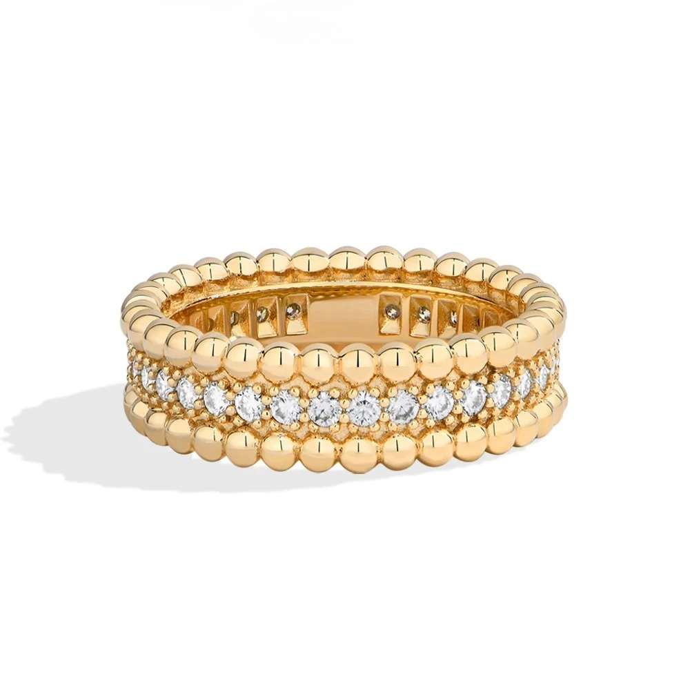 Women's Luxury 925 Silver Plated Moissanite Eternal Ring