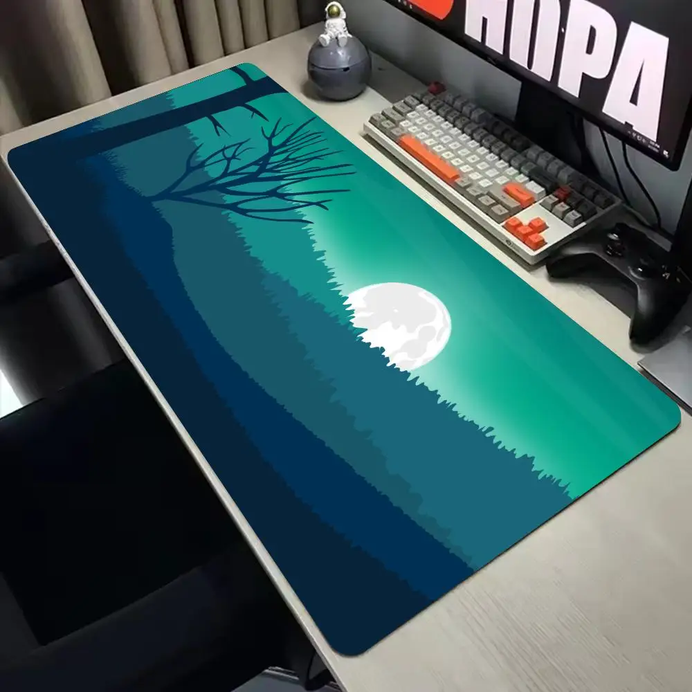 

Forest full moon Mouse Pad Mouse pad