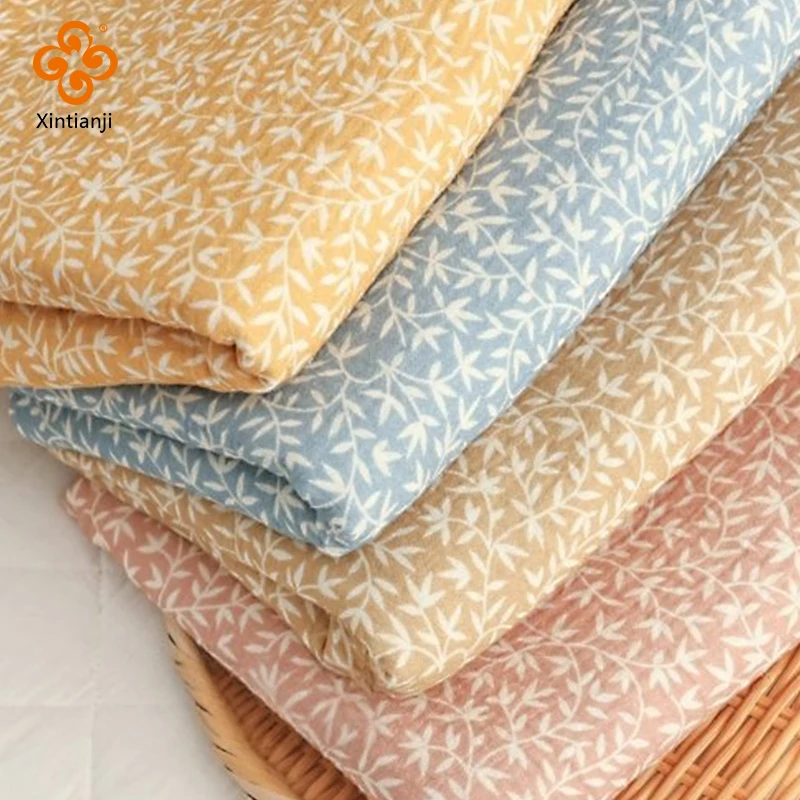 Tela de gasa de algodón 100% de 0,5/1/3/5m, doble capa suave para ropa de cama de niños, ropa de descanso, artesanía de costura DIY transpirable y agradable para la piel