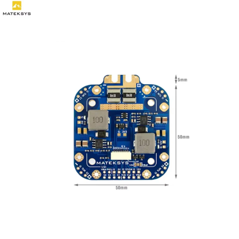 Matek System XCLASS PDB FCHUB-12S V2 Board 5V & 12V Output w/ Current Sensor 3-12S Lipo for RC Drone FPV Quadcopter Multicopter