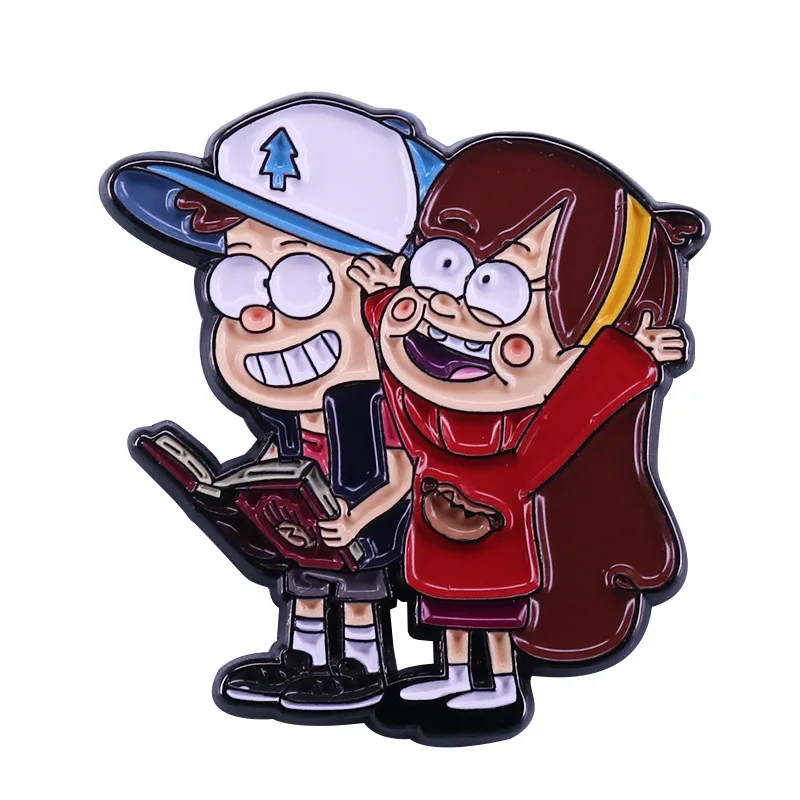 Adventure Animation Gravity Falls Enamel Pins Disney Anime Metal Brooch Badge Fashion Jewellery Backpack Accessory Gifts