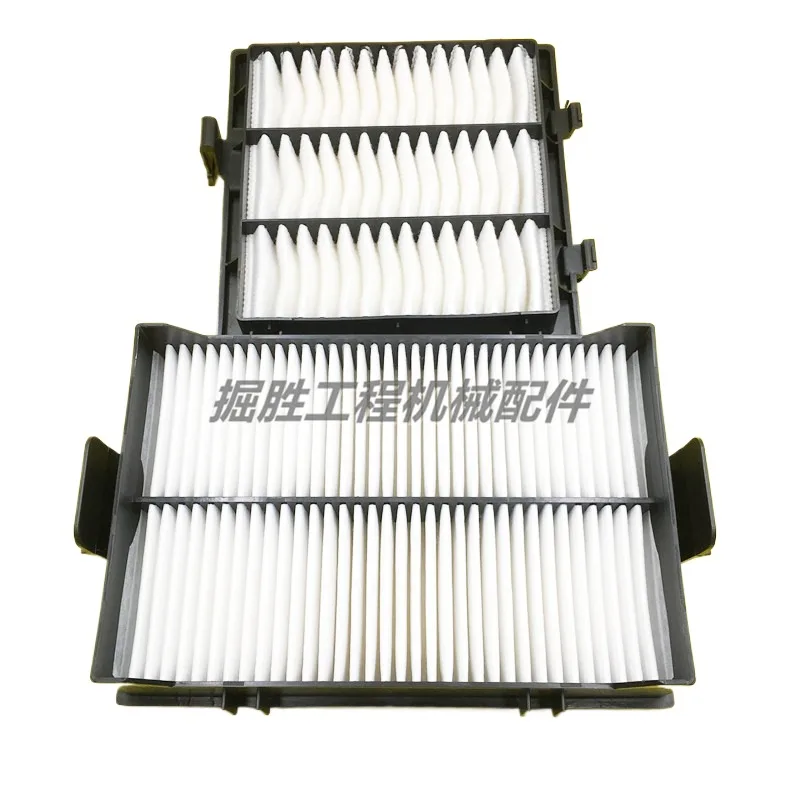 For Hitachi ZAX130 200 240 360 490 5A 5GAir conditioning filter element air conditioner filter inner and outer filter Excavator