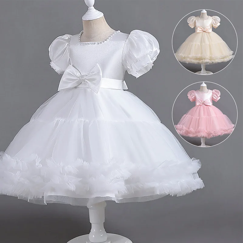 Children's formal wear princess dresses Girls' performance attire long gowns Birthday modelling runway evening gowns
