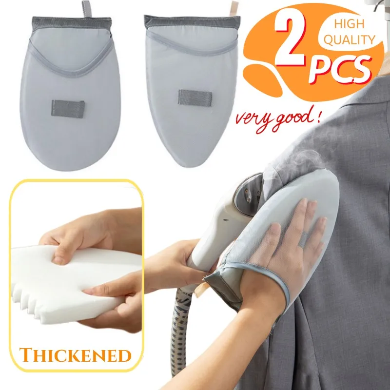 Handheld Mini Ironing Pads Garment Steamer Ironing Gloves Travel Portable Clothes Sleeve Ironing Heat Resistant Protective Mats