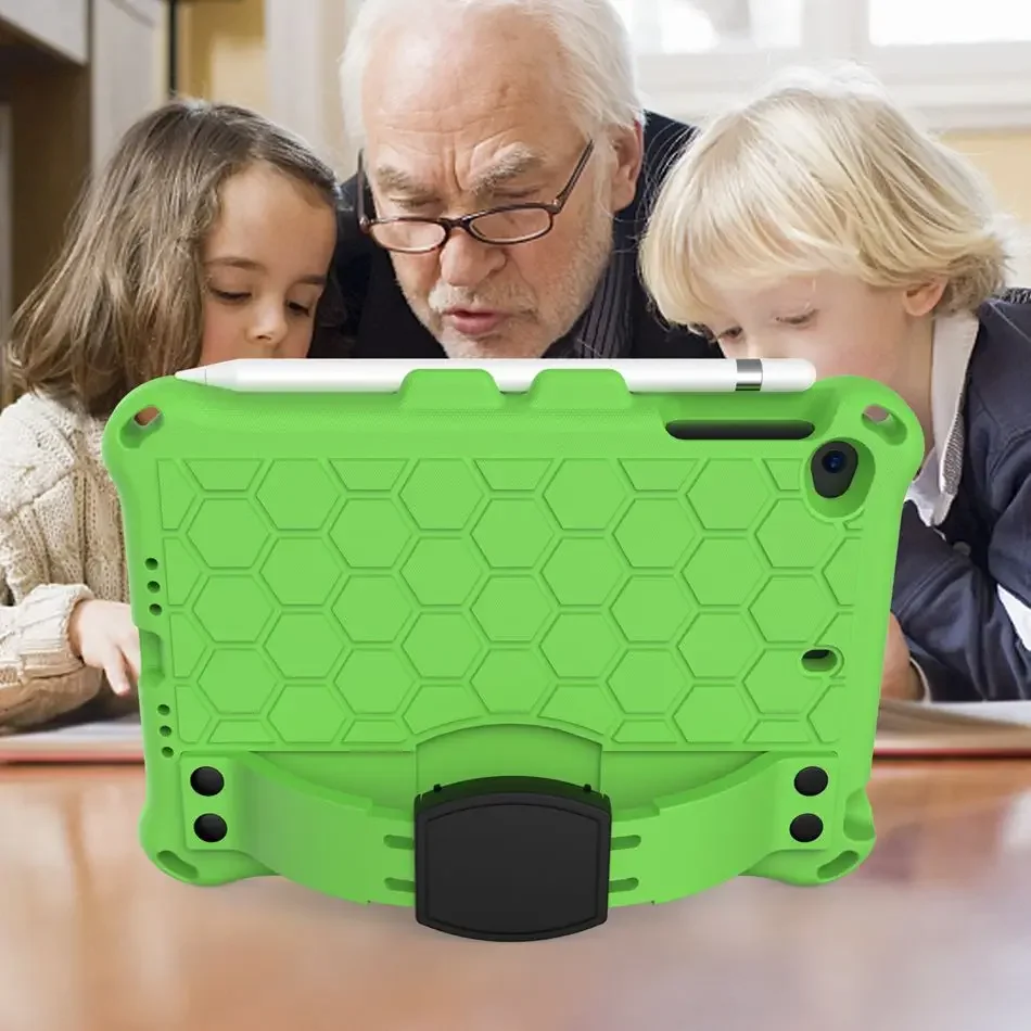 For ipad mini 4 Case for Kids Tablet cover for mini 5 2019 shock proof EVA Stand Cover for Apple ipad mini 2 /mini 3 + strap