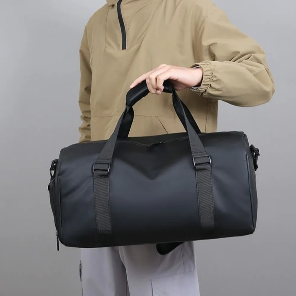 أكسفورد القماش حقيبة تدريب اليوغا بلون سعة كبيرة حقيبة اللياقة الرياضية متعددة الوظائف مقاوم للماء حقيبة تسوق سفر للجنسين #2