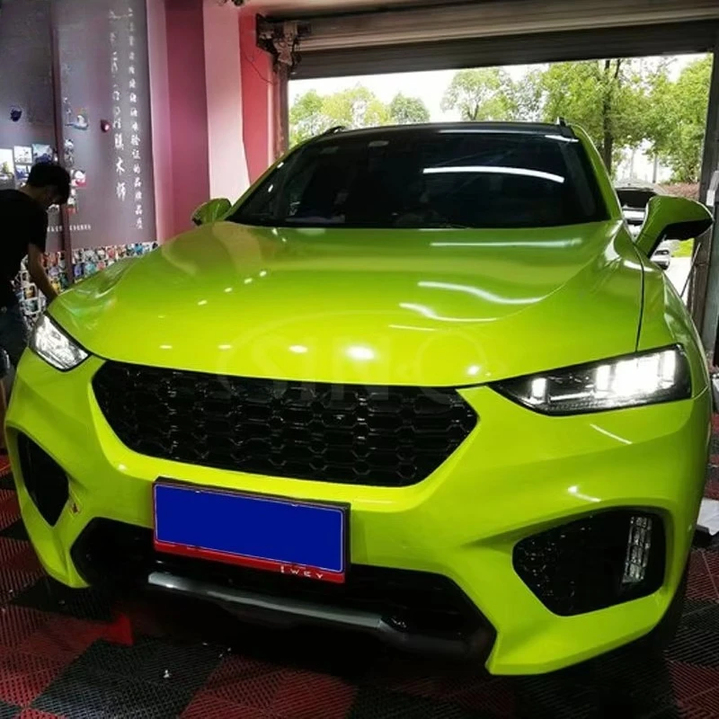 

Super Gloss Crystal Shiny Red -Scratch Car Wrap Vinyl Sticker PVC Factory Direct Sales Self Healing Color Changing Function