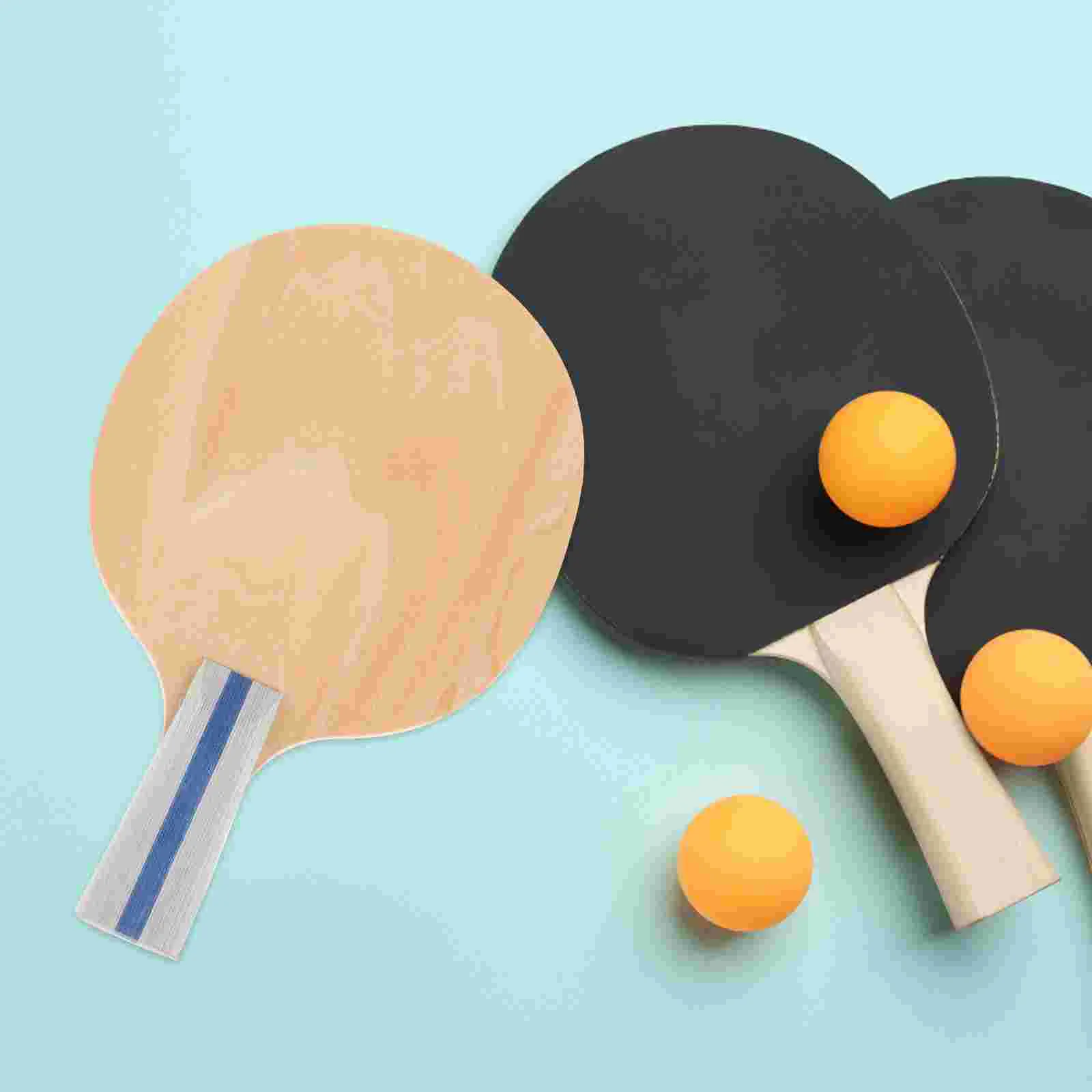 Wooden Table Tennis Rackets Standard Size Pong for Beginners Training Signature Board Sports Equipment