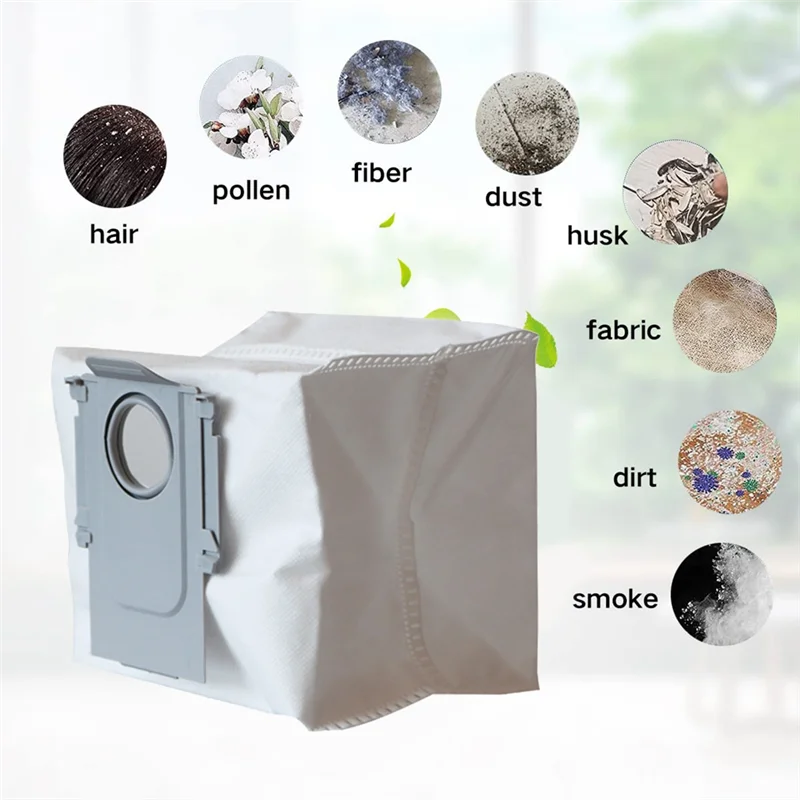 Sacos de pó para roborock saros z70/g30space aspirador de pó peças de reposição sacos de lixo não tecidos 10 peças