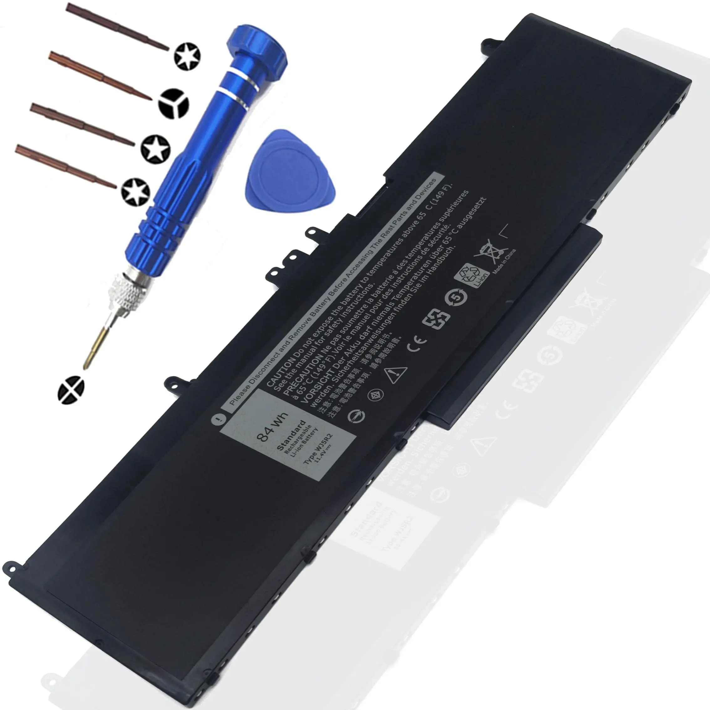 

KYTD WJ5R2 Battery for Dell Latitude 5570 Precision 3510 M3510 Series Laptop Computer 4F5YV WJ5R2 11.4V 84Wh