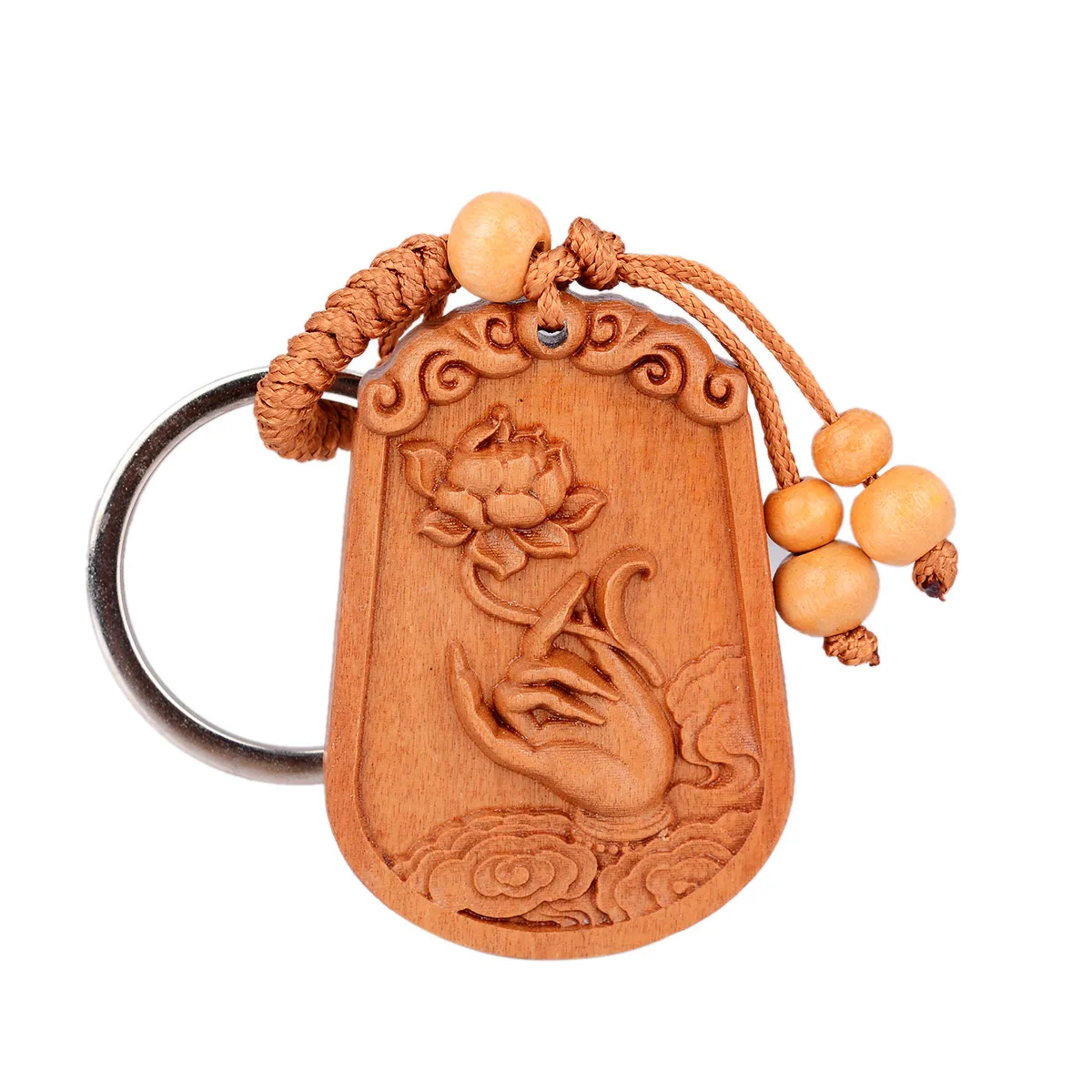 taiwan-plum-wood-carved-zodiac-animal-keychain-pendant-mouse-ox-tiger-rabbit-dragon-snake-eep-monkey-chien-dog-pig