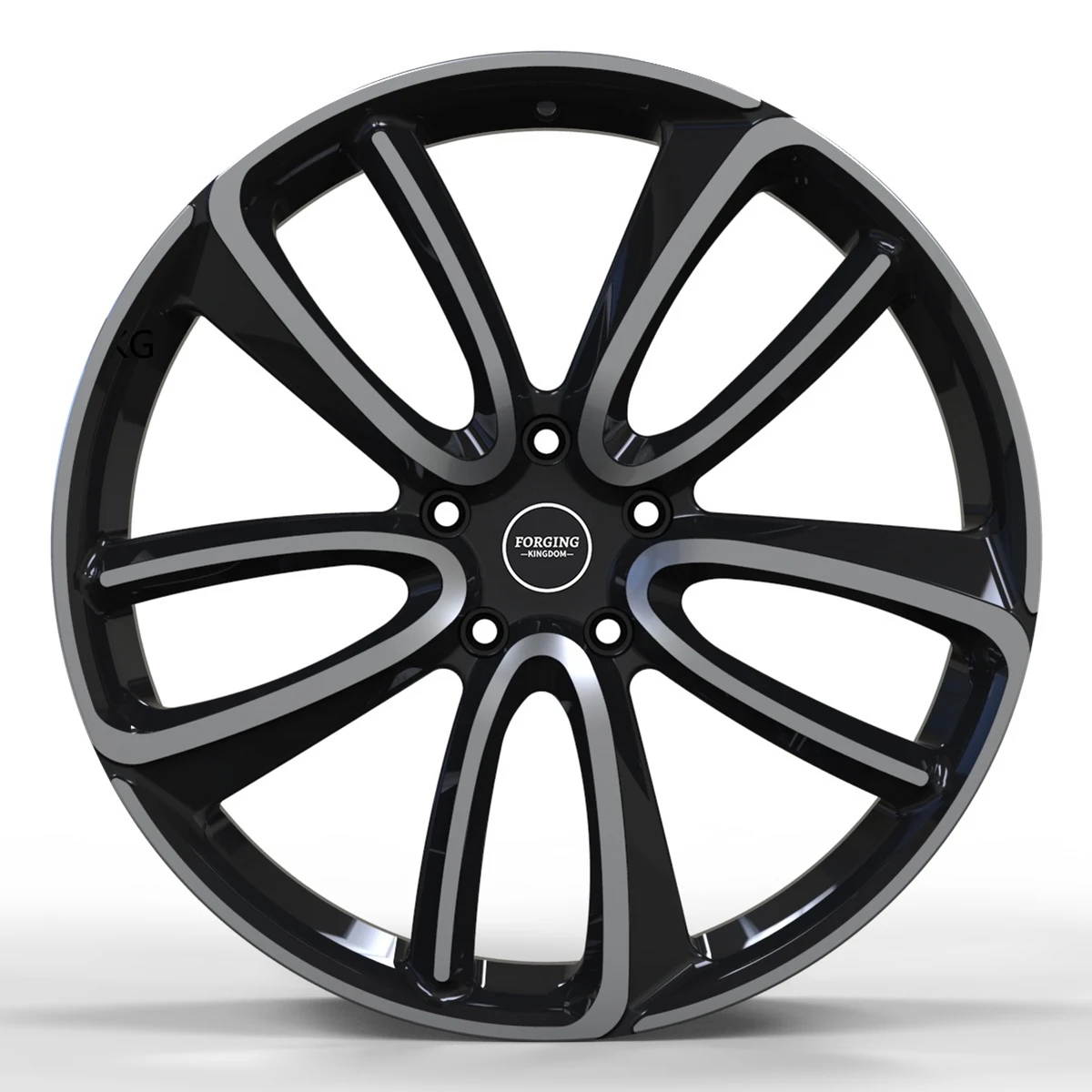 High Quality 6061-T6 Aluminum Alloy Multi Spoke Wheels Custom Forged 17-26 5x112/114.3/120 40mm 25mm 30mm New Passenger Car