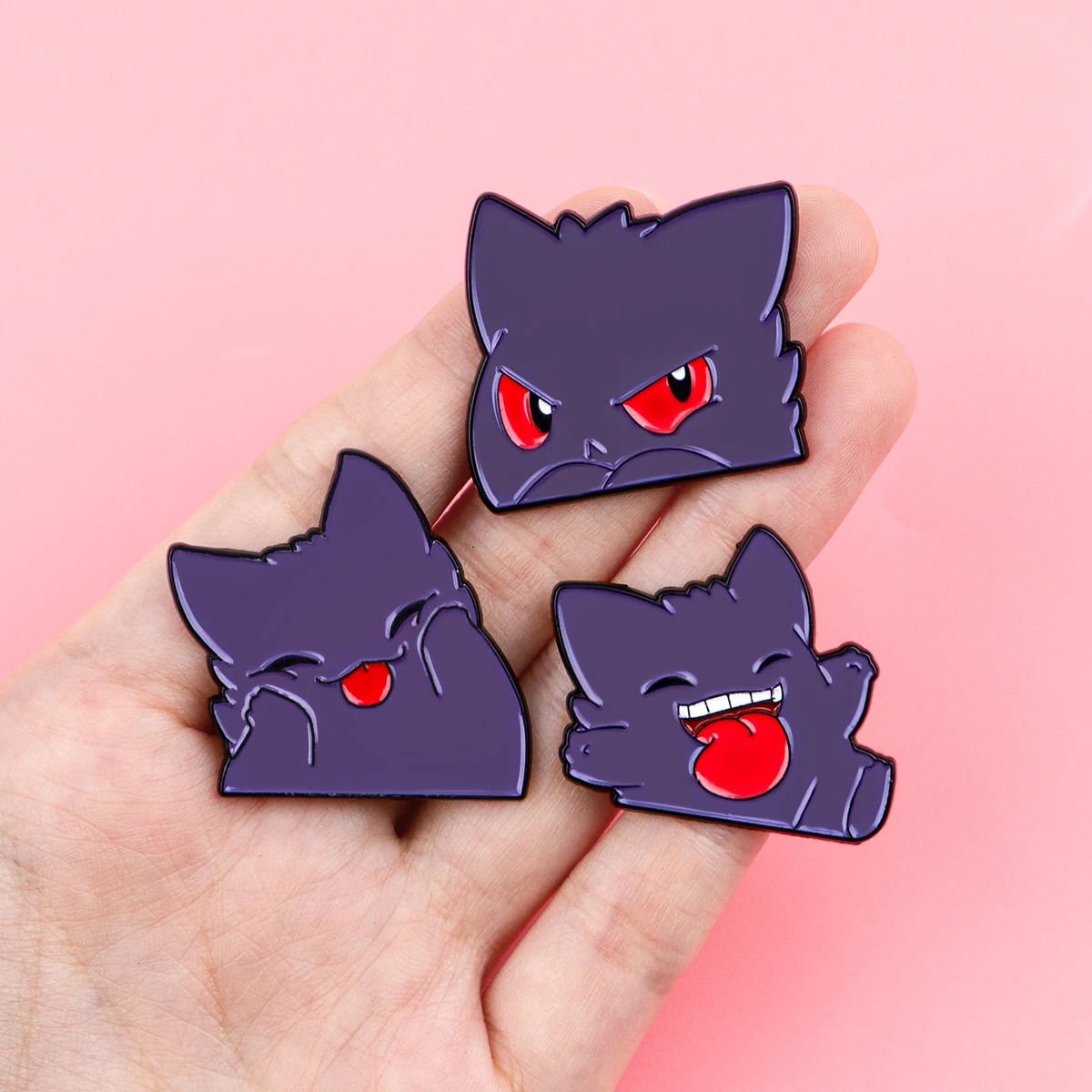 Japanese Anime Monsters Lapel Pins for Backpacks Soft Enamel Pin Men Brooches Game Badges on Clothes Jewelry Accessories
