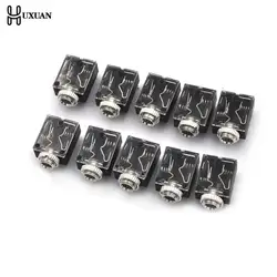 10pcs//lot Headphone Jack 5 Pin PCB Mount Female 3.5mm Stereo Jack Socket Connector Headphone Jacks