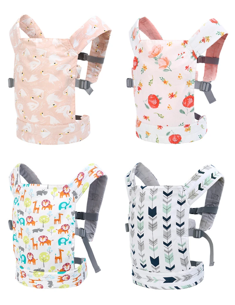 Portable Bag for Kids Baby Doll Carrier Cute Backpack  Toys    Front Storage    Accessories