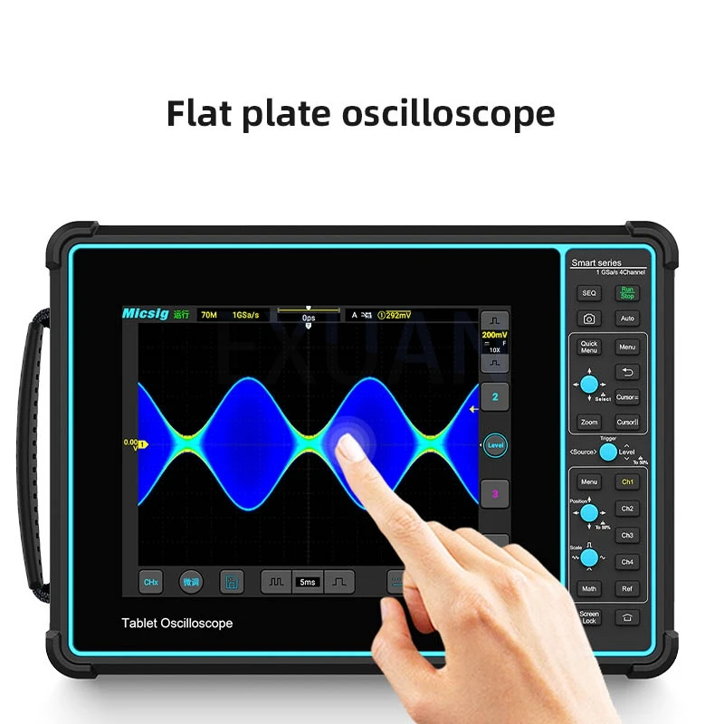 Micsig STO1004 Oscilloscope Digital Flat Panel Oscilloscope 4-channel 100M Bandwidth Handheld Full Touch Smart Series Decoded