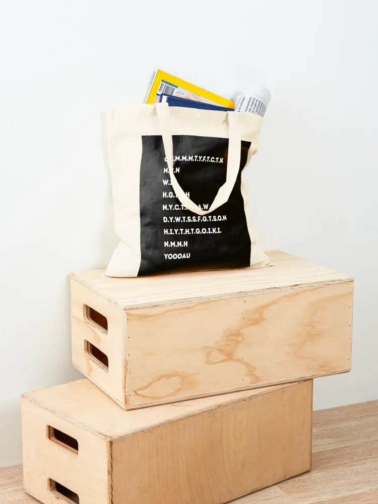 Once I Make My Move, Then You're Free to Check the King Tote Bag shopping bag logo Shopping bags Lady bags