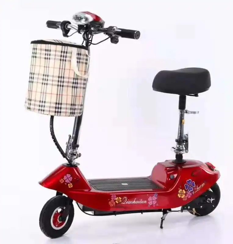 Mini new foldable electric scooter for foot pedal adult electric bike