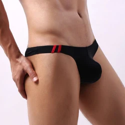 Men's Sexy Soft Underwear Briefs Pouch Thong Stretch Bikini G-String Cock Pouch Gay Men Briefs T-Back Underpants