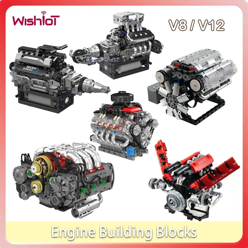 

660PCS + Electric Engine Building Blocks Assembly Model MOC Technology DIY Small Particles Bricks for RC Car Toys Boy Gifts