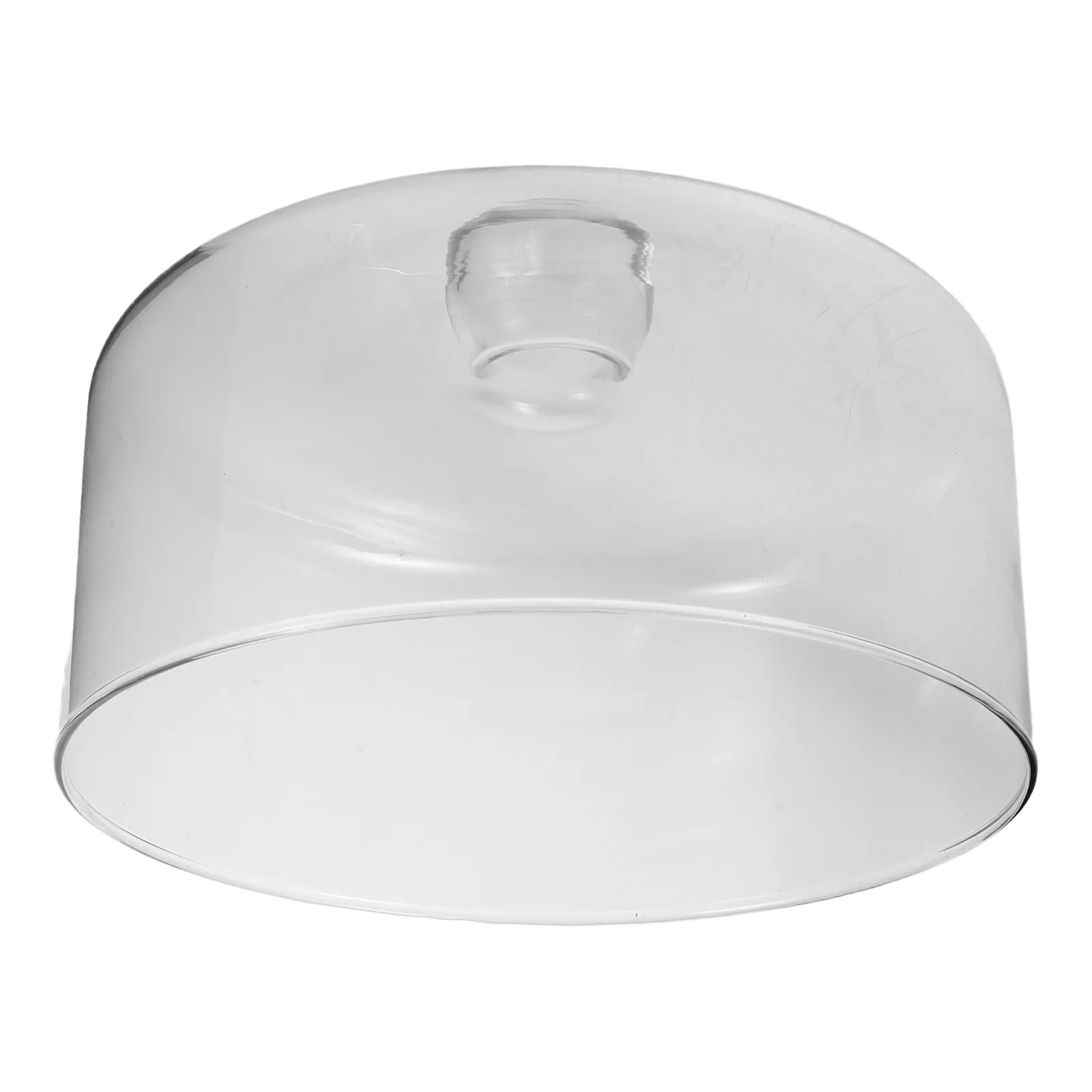 Glass Microwave Splatter Cover Tall Clear Dome Plate Guard Lid Dishwasher Safe Easy Grip Handle for Food Heating Microwave Oven