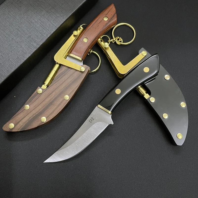 New Mini Pocket Rescue Knives Creative Design Camping Portable EDC Tool Self Defense Survival Knives Christmas Gift for Men