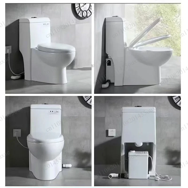 500W Household Automatic Sewage Lifting Pump, Electric Macerator Toilet Sewer Pump, Waste Water Crushing Pump Motor