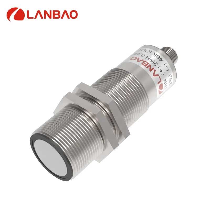 LANBAO 9-30VDC Analog output 0-5v Sensing distance 50-500MM Ultrasonic Sensor