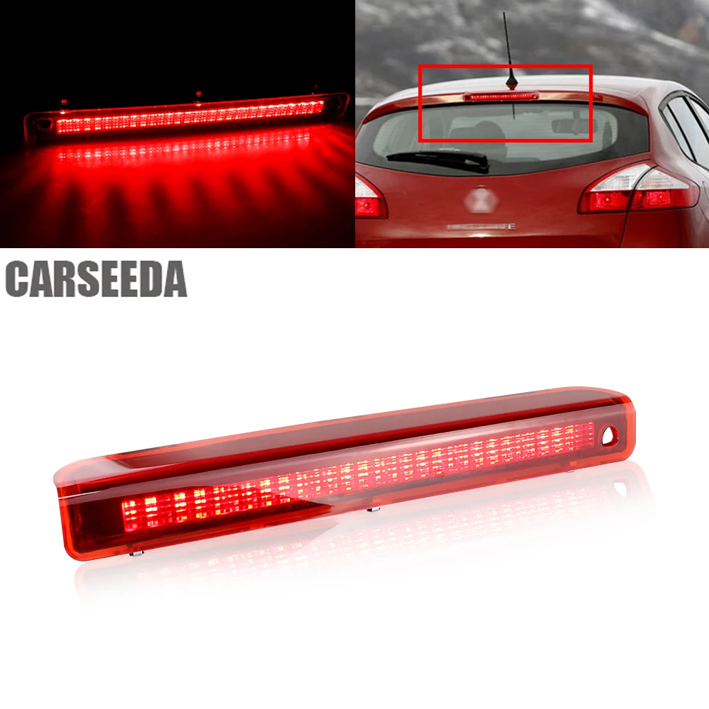 1PCS Rear Trunk Replacement Red LED Third Stop Brake Light Canbus For Renault Megane Hatchback MK3 2008-2016 OEM: 265900006R