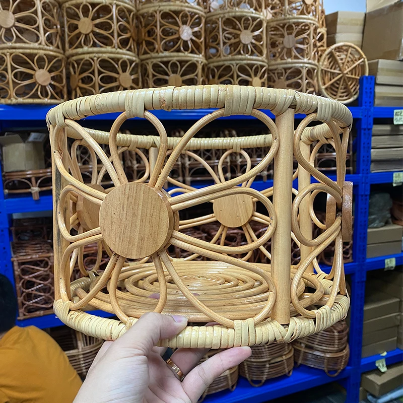 2023 Newborn Photography Props Handmade Vintage Bamboo Basket Ranttan Chair Wooden Baby Bed Crib Studio Posing Sofa Accessories