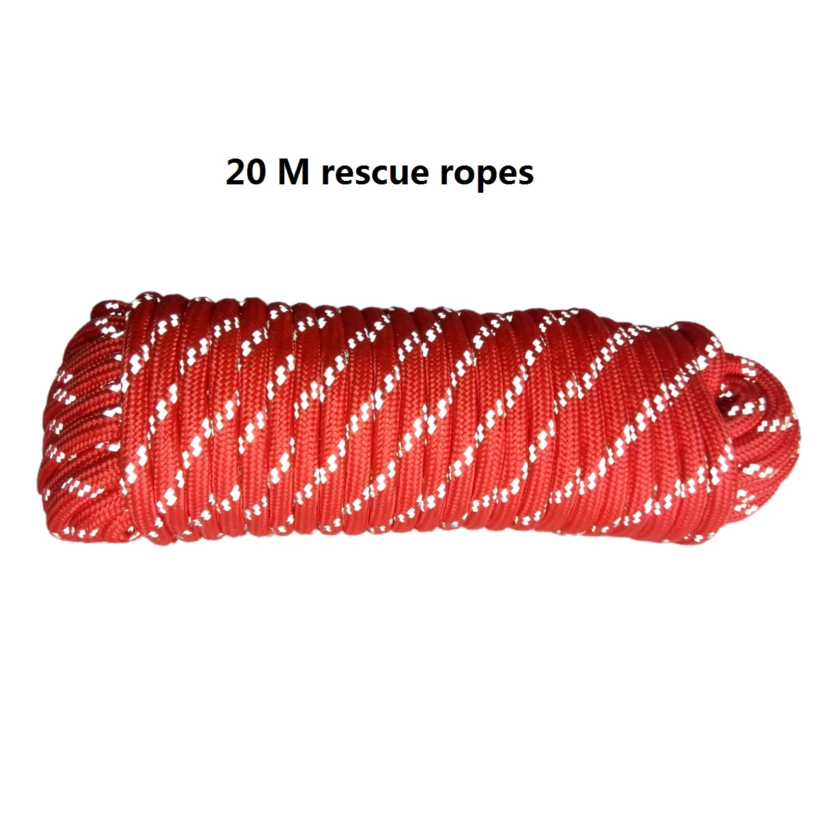 

8mm Reflective Rescue Rope 20M length 100% polypropylene floats ropes