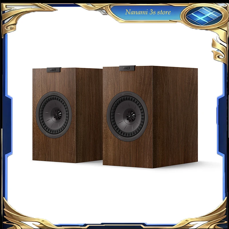 مكبر صوت KEF Q1 Meta Passive Bookshelf، محوري، للاستخدام المنزلي، شكل مدمج، جودة صوت HiFi، اتجاهين، عالي الدقة