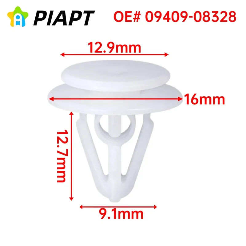 20 Stück OE # 09409-08328 Stoßstangenbogen-Zierclip für Suzuki SX4 – Detail 1